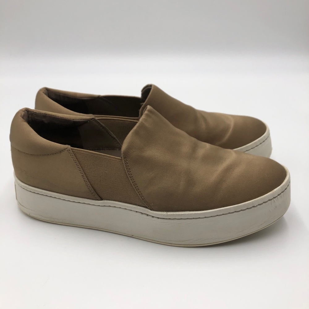 VINCE metallic gold sneakers size 7.5